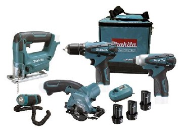 Zestaw narzdzi akumulatorowych Makita DK1474X1