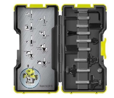 Zestaw frezw Ryobi RAK08QRB