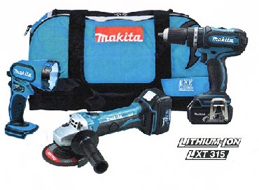 Zestaw narzdzi akumulatorowych Makita LXT315