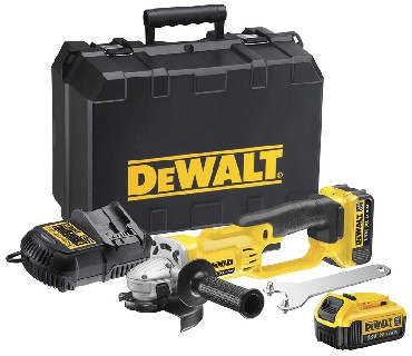 Akumulatorowa szlifierka ktowa DeWalt DCG412M2 - 2 akumulatory 18V/4.0Ah