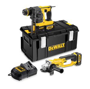 Zestaw narzędzi akumulatorowych DeWalt DCK270L2 - 2x 3.0Ah + DS300