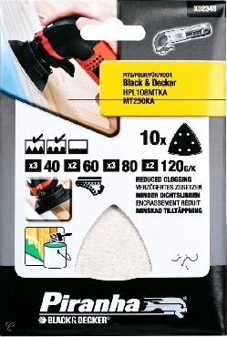 Papier cierny Black&Decker Piranha X32348