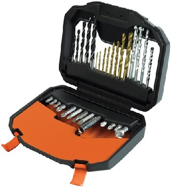 Zestaw mieszany Black&Decker 30-sztukowy zestaw do wiercenia i wkrcania