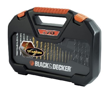 Zestaw mieszany Black&Decker Zestaw do wiercenia i wkrcania - 70 szt.