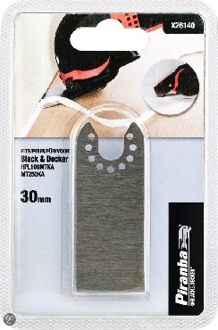 Akcesoria do stosowania z oscylacyjnym narzdziem Black&Decker Piranha X26140
