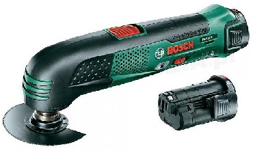 Akumulatorowa szlifierka wielofunkcyjna Bosch PMF 10.8 LI /walizka i 2 akumulatory/