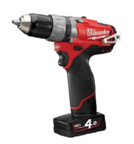 Akumulatorowa wiertarko-wkrętarka udarowa Milwaukee M12 CPD-402C / BRUSHLESS