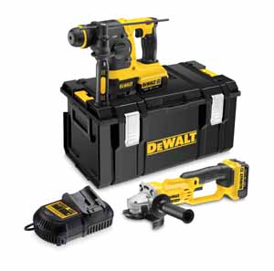 Zestaw narzędzi akumulatorowych DeWalt DCK270M2 - 2x 4.0Ah + DS300