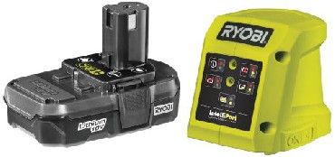 Akumulator + adowarka Ryobi RBC18L13
