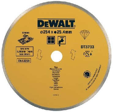 Diamentowa tarcza tnca DeWalt 254x1.6x25.4 Diament ceramika