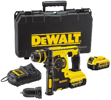 Akumulatorowa moto-wiertarka DeWalt DCH254M2 - 2 akumulatory 18V/4.0Ah