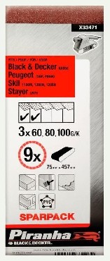 Tama cierna bezkocowa Black&Decker Piranha X33471