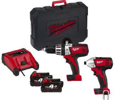 Zestaw narzdzi akumulatorowych. Milwaukee HD18 PP2A-402C