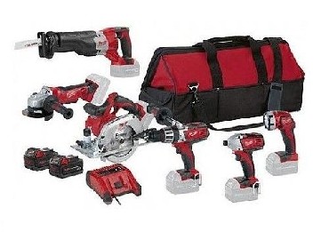 Zestaw narzdzi akumulatorowych. Milwaukee HD18 PP6B-402B