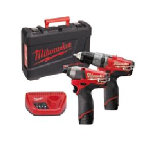 Zestaw narzędzi akumulatorowych Milwaukee M12 PP2A-202C