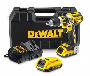 Akumulatorowa wiertarko-wkrtarka udarowa DeWalt DCD737D2 BRUSHLESS XR - 2 akumulatory 14.4V/2.0Ah