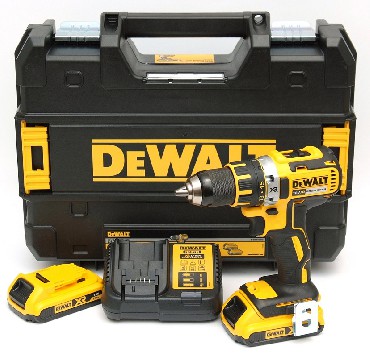 Akumulatorowa wiertarko-wkrtarka DeWalt DCD790D2 BRUSHLESS - 2 akumulatory 18V/2.0Ah