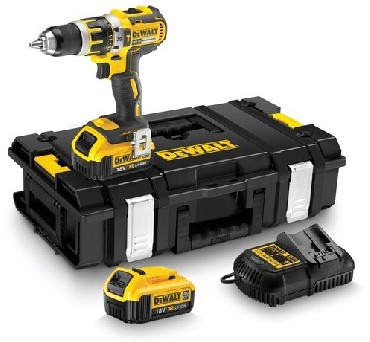 Akumulatorowa wiertarko-wkrtarka udarowa DeWalt DCD795M2 BRUSHLESS - 2 akumulatory 18V/4.0Ah