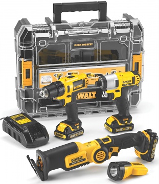 Zestaw narzdzi akumulatorowych DeWalt DCK410S3FZT