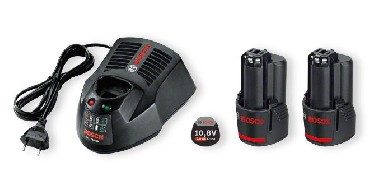 Zestaw startowy Bosch 10.8V / 2x 2.0Ah + AL1130CV