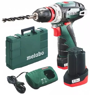 Akumulatorowa wiertarko-wkrtarka Metabo PowerMaxx BS Quick Basic - 2x 12V/2.0Ah