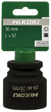 Nasadka udarowa HiKOKI (dawniej Hitachi) Nasadka udarowa 3/4 cala 36x57 mm