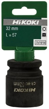 Nasadka udarowa HiKOKI (dawniej Hitachi) Nasadka udarowa 3/4 cala 32x57 mm