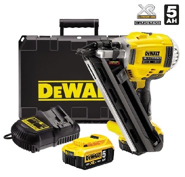 Akumulatorowa gwodziarka do konstrukcji szkieletowych DeWalt DCN692P2 BRUSHLESS - 2 akumulatory 18V/5.0Ah