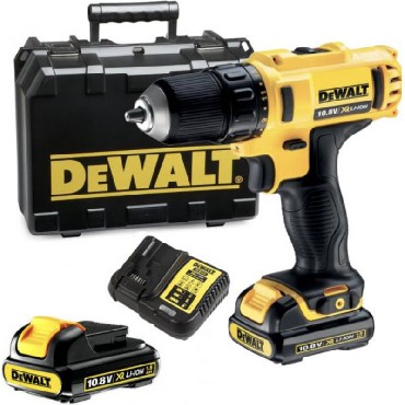 Akumulatorowa wiertarko-wkrtarka DeWalt DCD710C2 - 2 akumulatory 10.8V/1.3Ah