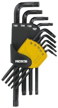 Zestaw kluczy imbusowych Proxxon Klucze imbusowe do rub TX - 9 czci