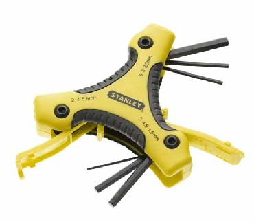 Zestaw kluczy imbusowych Stanley Klucze szecioktne 1.5-6 mm - 9 sztuk