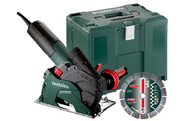 Szlifierka ktowa Metabo W 12-125 HD Set CED w walizce MetaLoc + diamentowa tarcza tnca UP