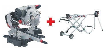 Pilarka ukonica Metabo KGS 254 Plus + podstawa mobilna KSU 250 Mobile
