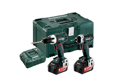 Zestaw Combo - klasa 18 V Metabo Combo 2.1.1 18 V 2x Li-Ion BS+SSD+MetaLoc