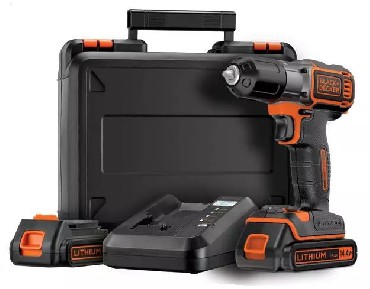 Akumulatorowa wiertarko-wkrtarka Black&Decker ASD14KB - 2 akumulatory 14.4V/1.5Ah