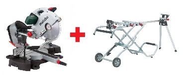 Pilarka ukonica Metabo KGS 315 Plus + podstawa mobilna KSU 250 Mobile