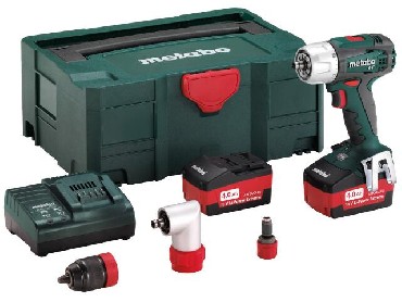 Akumulatorowa wiertarko-wkrtarka Metabo BS 18 LT Quick w walizce MetaLoc - 2 akumulatory Li-Ion 18 V / 4.0 Ah