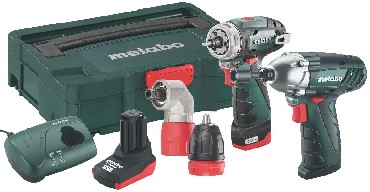 Zestaw Combo - klasa 10.8 V Metabo Combo 2.1 10.8 V Quick Pro 3x Li-Ion BS-Q+SSD