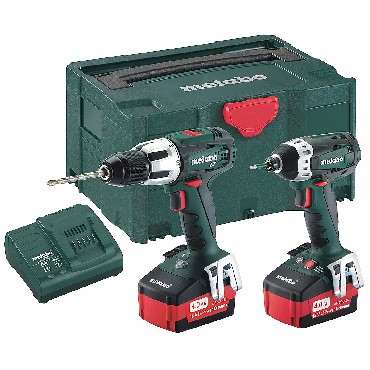 Zestaw Combo - klasa 18 V Metabo Combo 2.1.3 18 V 2x Li-Ion SB+SSD+MetaLoc