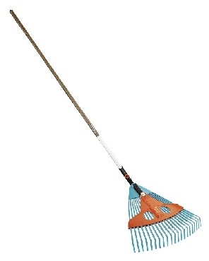 Grabie do lici Gardena Combisystem - grabie wachlarzowe z trzonkiem 130 cm (3104+3723)