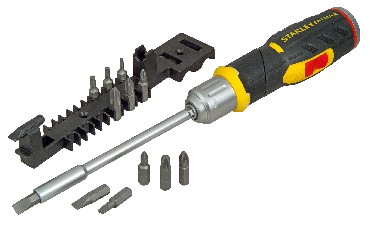 Wkrtak wielofunkcyjny Stanley Wkrtak typu pistolet z grzechotk + 12 bitw