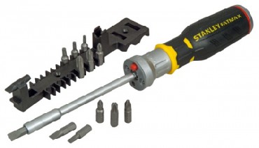 Wkrtak wielofunkcyjny Stanley Wkrtak LED z grzechotk + 12 bitw