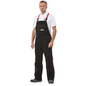 Spodnie spawalnicze Lincoln Electric Skórzane spodnie ogrodniczki - 3XL