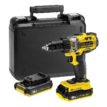 Akumulatorowa wiertarko-wkrtarka Stanley FatMax FMC600D2 - 2 akumulatory 18V/2.0Ah