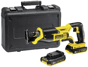 Akumulatorowa pia szablasta Stanley FatMax FMC675D2 - 2 akumulatory 18V/2.0Ah