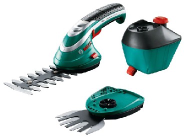 Akumulatorowe noyce do krzeww Bosch ISIO 3 noyce do trawy i krzeww + sprayer