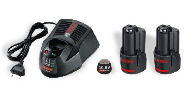 Akumulator Bosch 2x GBA 10.8V 2.5Ah + GAL1130CV