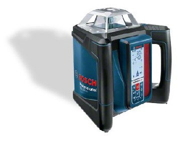 Laser obrotowy Bosch GRL500 H + odbiornik LR50 + BT170HD + GR240