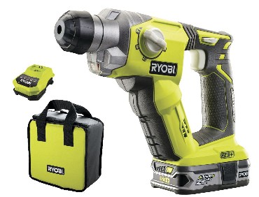 Akumulatorowa moto-wiertarka Ryobi R18SDS-L25S