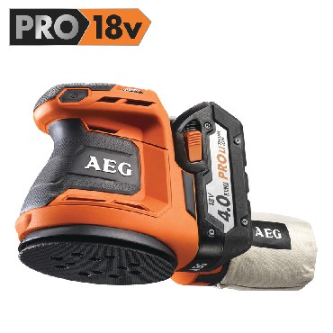 Akumulatorowa szlifierka mimorodowa AEG BEX 18-125-402C